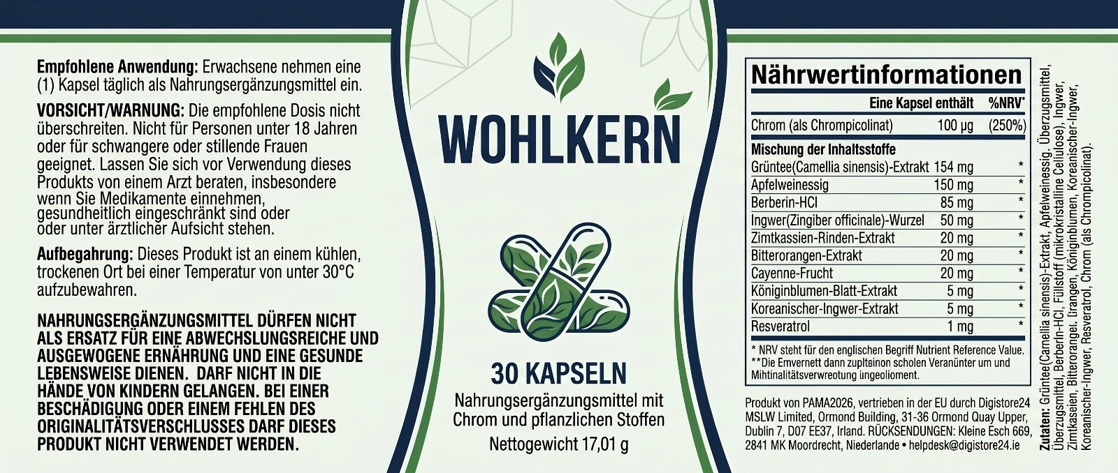 Etikett Wohlkern